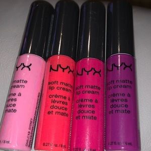 New NYX Soft Mate lip cream bundle